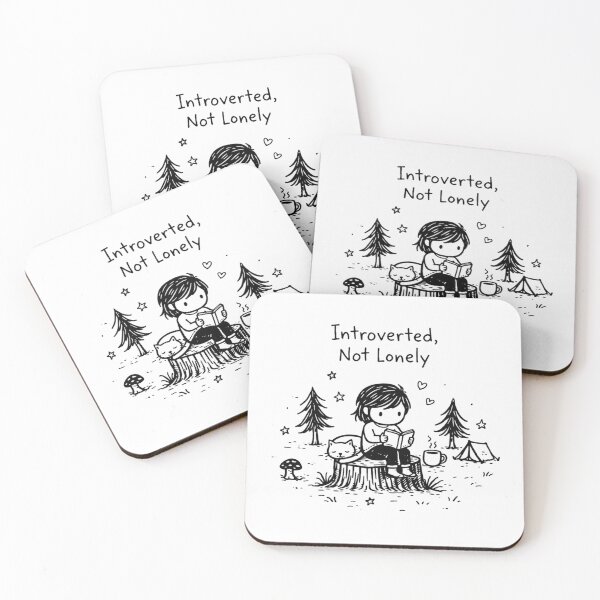 Item preview, Introverted, Not Lonely designed and sold by Planetporridge.