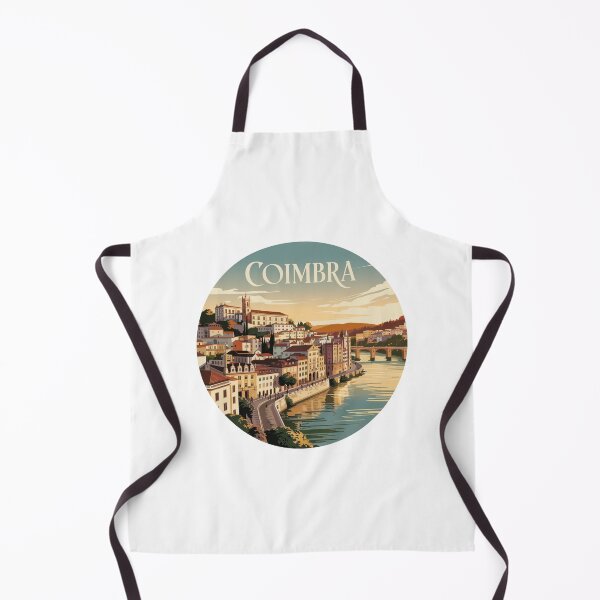 Item preview, Coimbra Portugal Vintage Travel - Historic Riverside City Design designed and sold by CircinusStore.