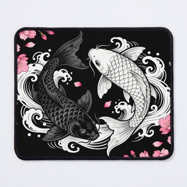 Item preview, Yin & Yang of the Koi: Cherry Blossom Serenity designed and sold by MHD.