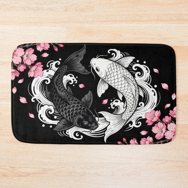 Item preview, Yin & Yang of the Koi: Cherry Blossom Serenity designed and sold by MHD.