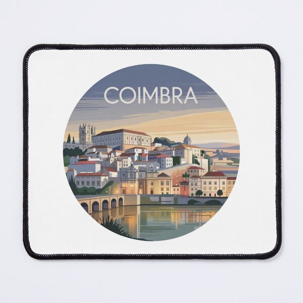 Item preview, Coimbra Portugal Vintage Travel - Riverside City Design designed and sold by CircinusStore.