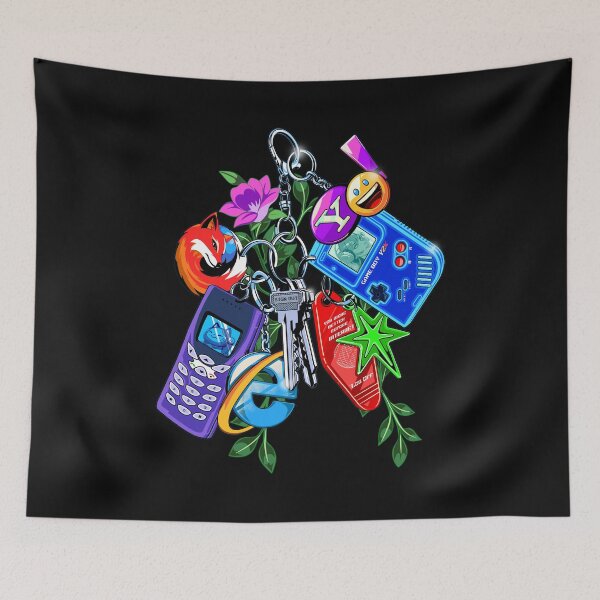 Item preview, Y2keychains Chat designed and sold by HeyMoonly.