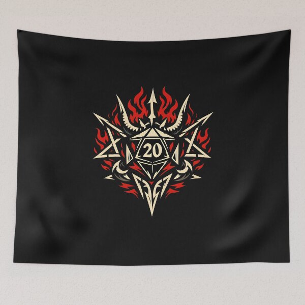 Item preview, Infernal Dice Club designed and sold by KawaiiOrbit.
