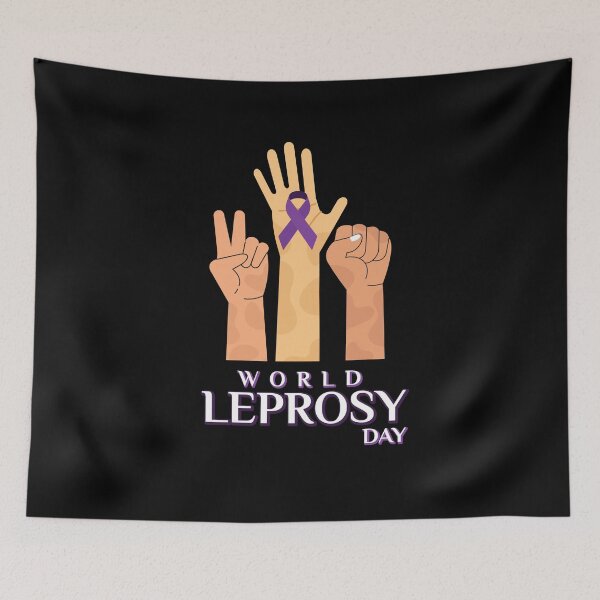 Item preview, World Leprosy Day Awareness Ribbon Hansen's Disease designed and sold by smartrocket.