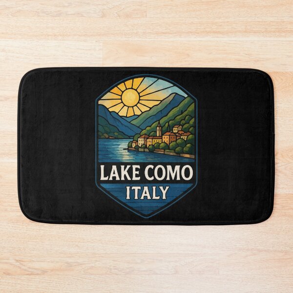 Item preview, Lake Como Italy Stained Glass designed and sold by TomFrontierArt.