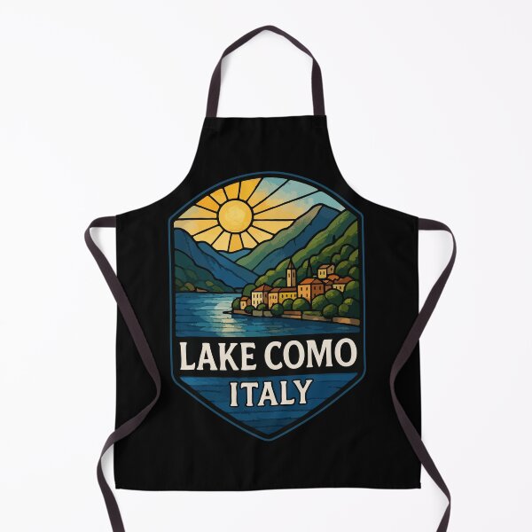 Item preview, Lake Como Italy Stained Glass designed and sold by TomFrontierArt.