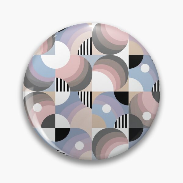 Item preview, Pastel Mid‑Century Geometric Circles designed and sold by Bright Vibe Designs.