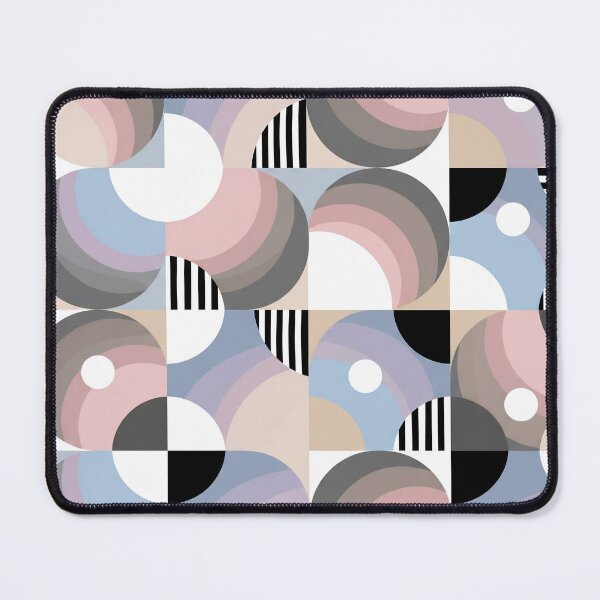 Item preview, Pastel Mid‑Century Geometric Circles designed and sold by Bright Vibe Designs.