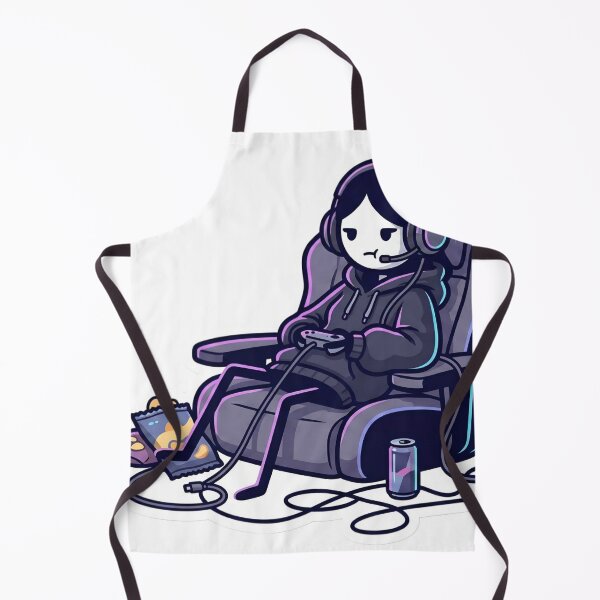 Item preview, Cozy Gamer Girl Aesthetic Gothic Stick Figure Streamer Vibe Late Night Gaming designed and sold by StickyGuys.