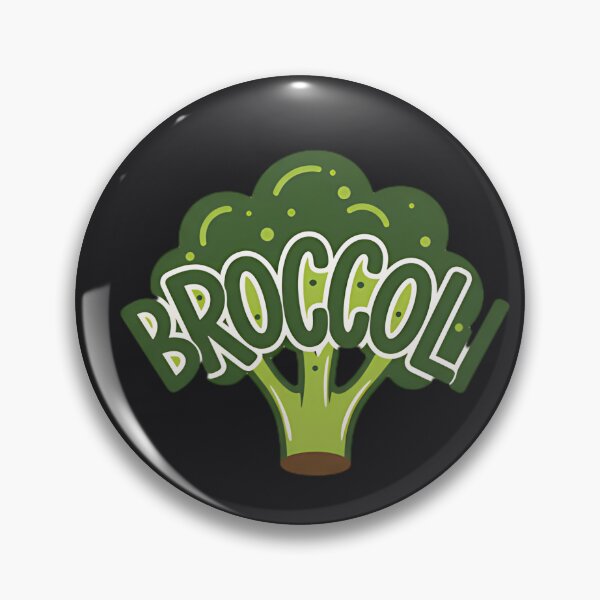 Item preview, Retro Groovy Broccoli Typography - Healthy Superfood Vegetable Art designed and sold by CELESTIAL©️.