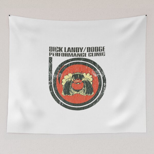 Item preview, Dick Landy Performance Clinic - aged, shop worn, burnout print designed and sold by retropetrol.