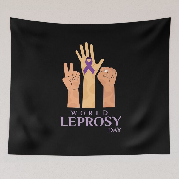 Item preview, World Leprosy Day Awareness Ribbon Hansen's Disease designed and sold by smartrocket.
