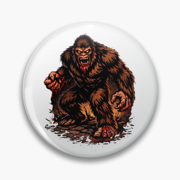 Item preview, Murderous Bigfoot Cryptid Horror Design designed and sold by Altered Array, LLC.