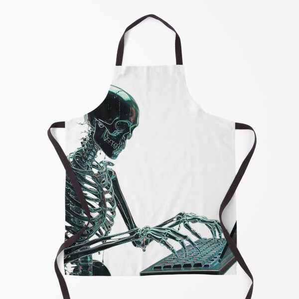 Item preview, Copy of Cyber Skeleton Hacker – Digital Matrix Skull Tech Art designed and sold by Articooler.