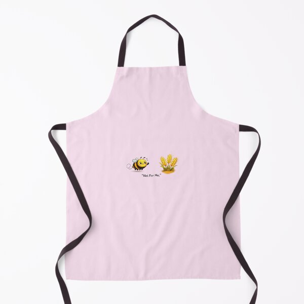 Item preview, Not For Me – Bee Avoiding Wheat | Cute Gluten Free Boundary Design designed and sold by My Gluten Free Life UK.