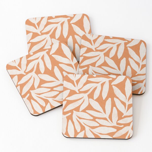 Item preview, Textured boho botanical branch silhouette - Burnt orange designed and sold by Illustrated by Nat.