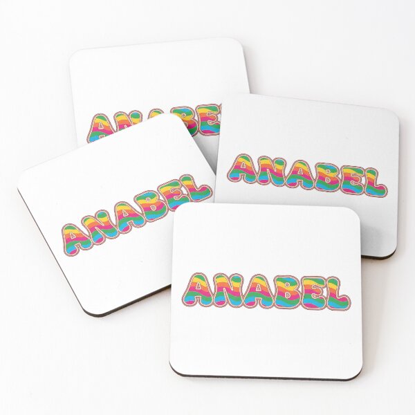 Item preview, ❤️ Anabel Personalized Name Wavy Retro Shirt, Coffee Mug, Sticker Gift designed and sold by HelixPedia.