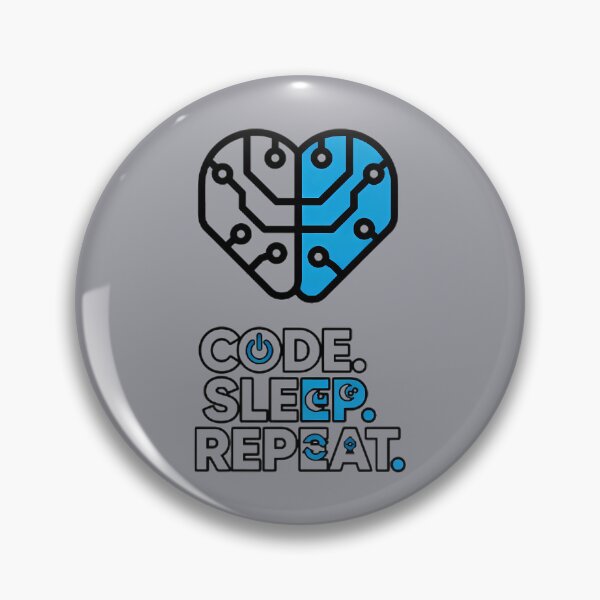 Item preview, Code Sleep Repeat Programmer Design designed and sold by PixelHub1.