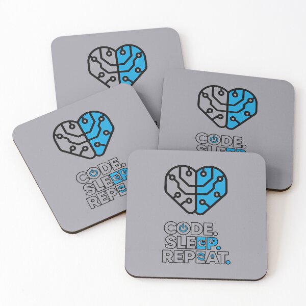 Item preview, Code Sleep Repeat Programmer Design designed and sold by PixelHub1.