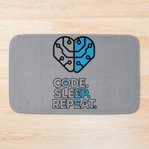 Item preview, Code Sleep Repeat Programmer Design designed and sold by PixelHub1.