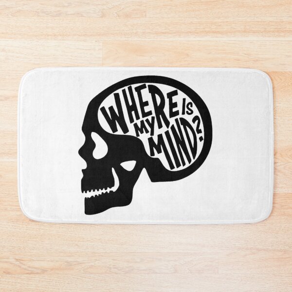 Item preview, Skull Where Is My Mind Quote designed and sold by Oniyasha.