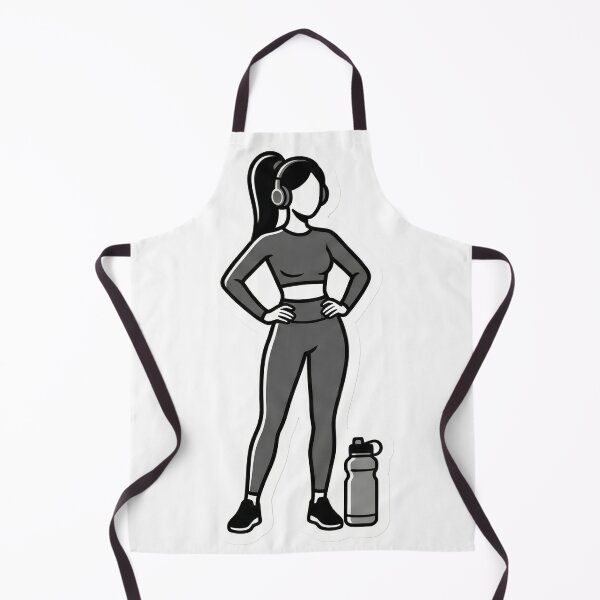 Item preview, Athleisure Aesthetic Stick Figure Gym Girl Pilates Wellness Vibe Cute Workout Fashion designed and sold by StickyGuys.