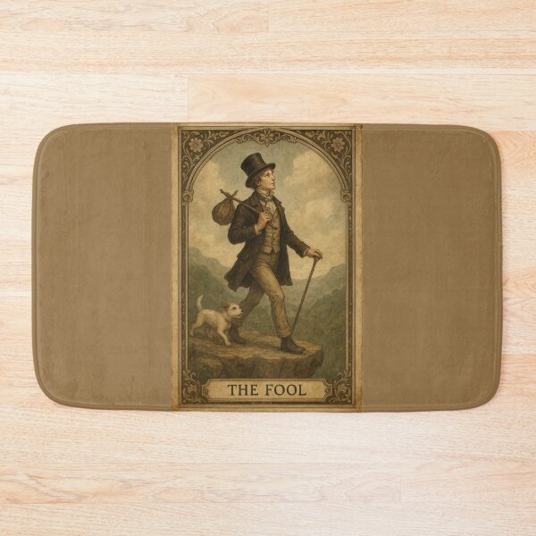 Item preview,  The Fool Tarot Card Vintage Art designed and sold by freackly.
