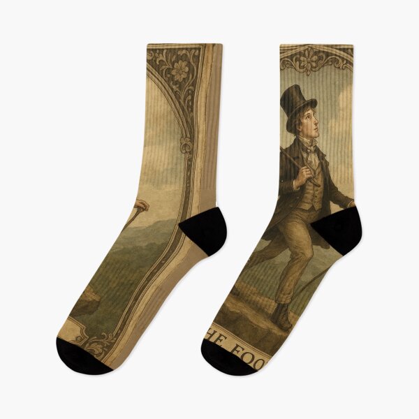 Item preview,  The Fool Tarot Card Vintage Art designed and sold by freackly.