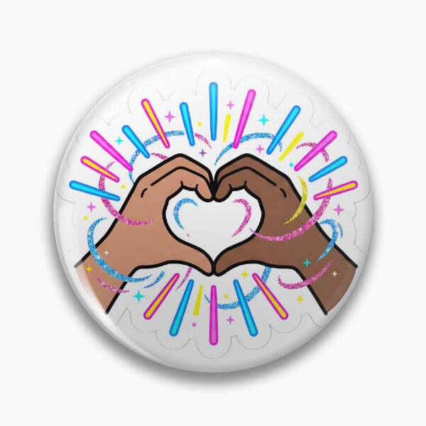 Item preview, Happy Stims Only - Sparkly Heart Hands Positivity Art designed and sold by MukuMint.