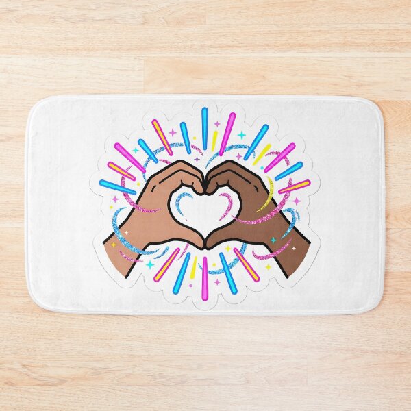 Item preview, Happy Stims Only - Sparkly Heart Hands Positivity Art designed and sold by MukuMint.