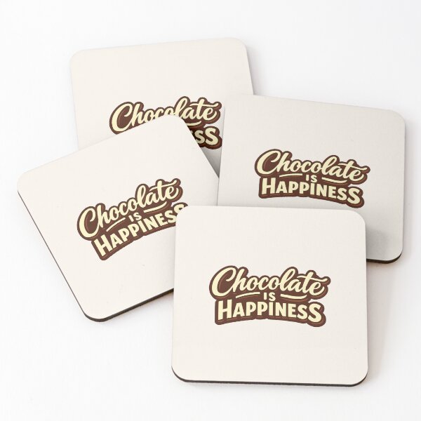 Item preview, Chocolate is Happiness designed and sold by musthavewords.