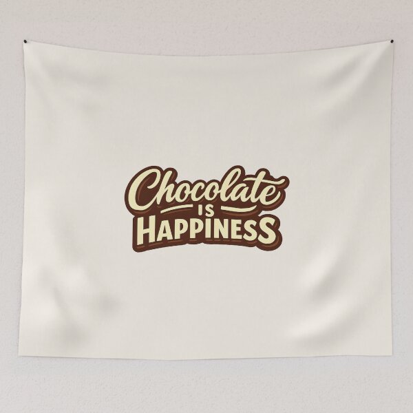 Item preview, Chocolate is Happiness designed and sold by musthavewords.