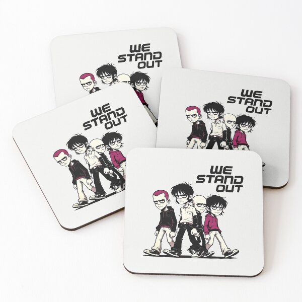 Item preview, We Stand Out Retro Indie Cartoon Rebellion Art designed and sold by SplashTastic.