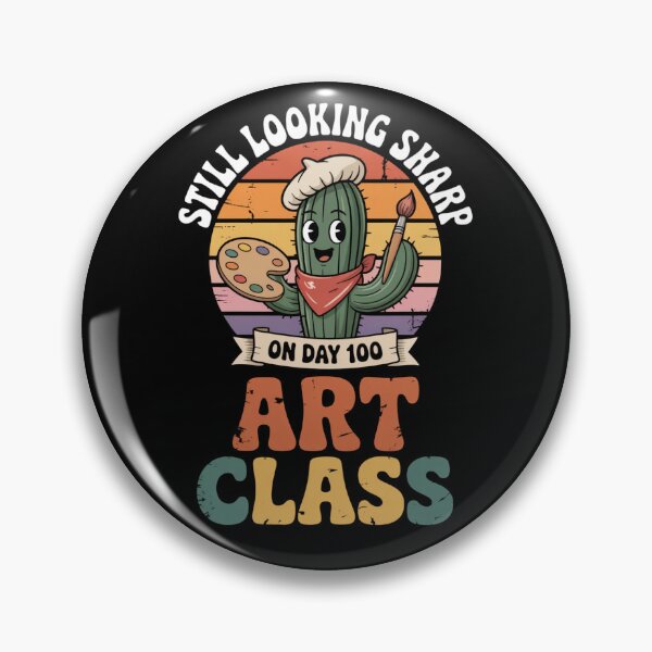 Item preview, Still Looking Sharp 100 Days of Art Class - Retro Groovy Teacher designed and sold by ViralVector.