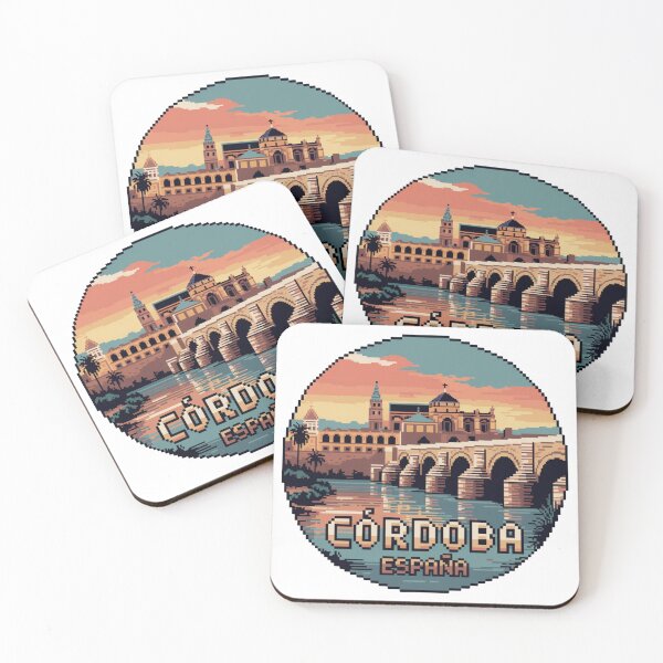 Item preview, Cordoba Spain Mosque-Cathedral Pixel Art - Retro 8-Bit Spanish Landmark designed and sold by CircinusStore.
