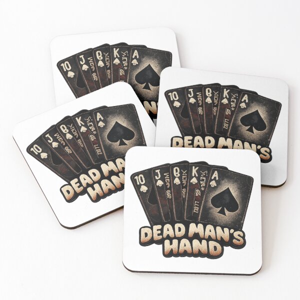 Item preview, Dead Man’s Hand – Dark Badass Poker Bubble Style designed and sold by Gletschie.