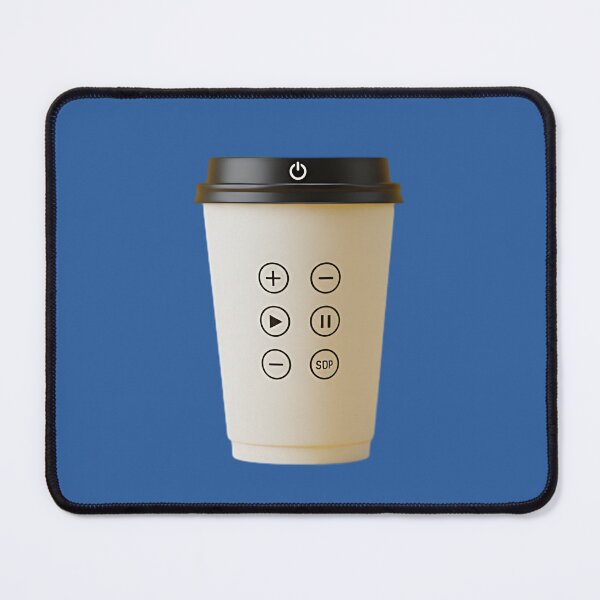 Item preview, Coffee Remote Control - Minimalist Tech Humor Productivity Cup designed and sold by CELESTIAL©️.
