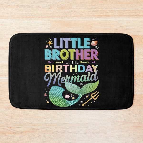 Item preview, Little Brother of the Birthday Mermaid Family Matching  designed and sold by FadeOfThrone.