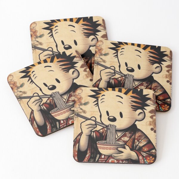 Item preview, RAMEN & RECKLESSNESS: Calvin’s Kimono-Slurp Through the Chaos Scroll designed and sold by Print Fiction.