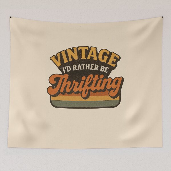 Item preview, Vintage I’d Rather Be Thrifting designed and sold by JI-PIXEL-PLACE.
