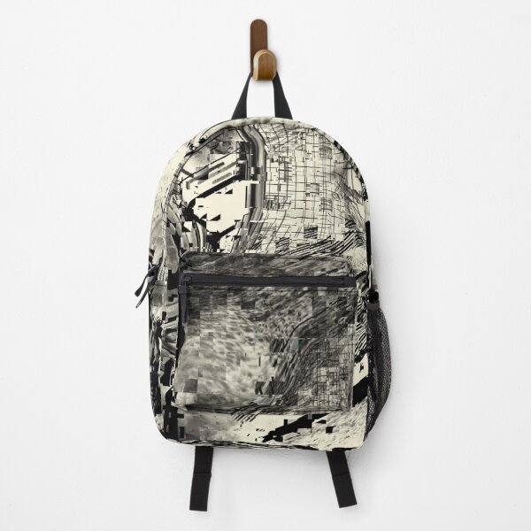 Item preview, Pixelated black marries digital white designed and sold by Art Rendez-vous.