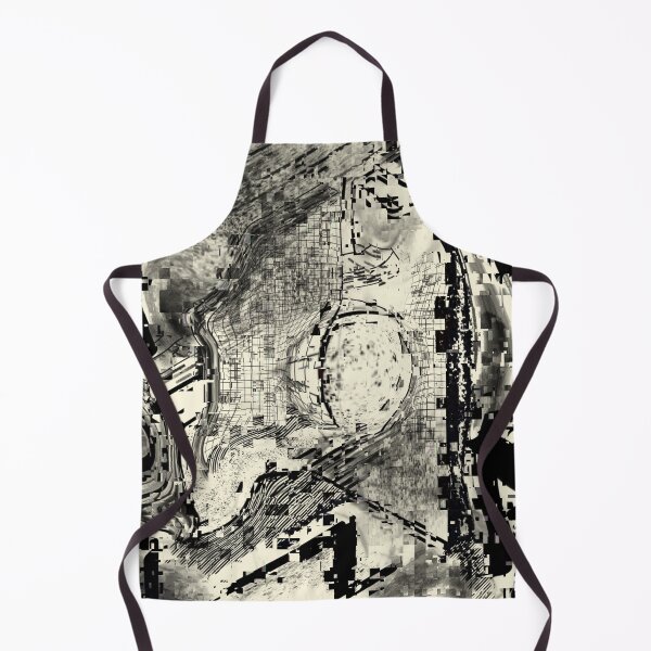 Item preview, Pixelated black marries digital white designed and sold by Art Rendez-vous.