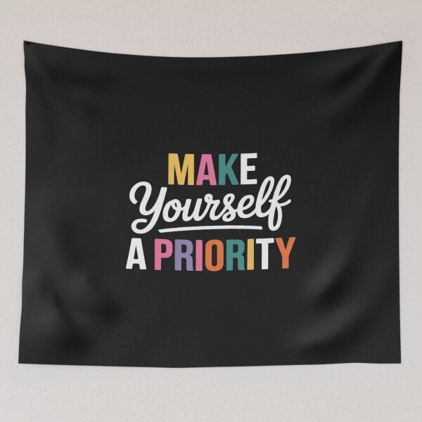 Item preview, World Mental Health Day Awareness Make Yourself a Priority designed and sold by Rackaam.