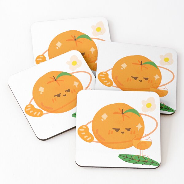 Item preview, Orange planet illustration designed and sold by ones-artstudio.