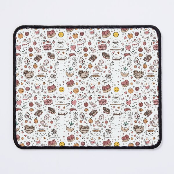 Item preview, Kawaii Sweet Treats & Cozy Coffee Aesthetic Doodle Pattern designed and sold by Velvet&LaceFinds.