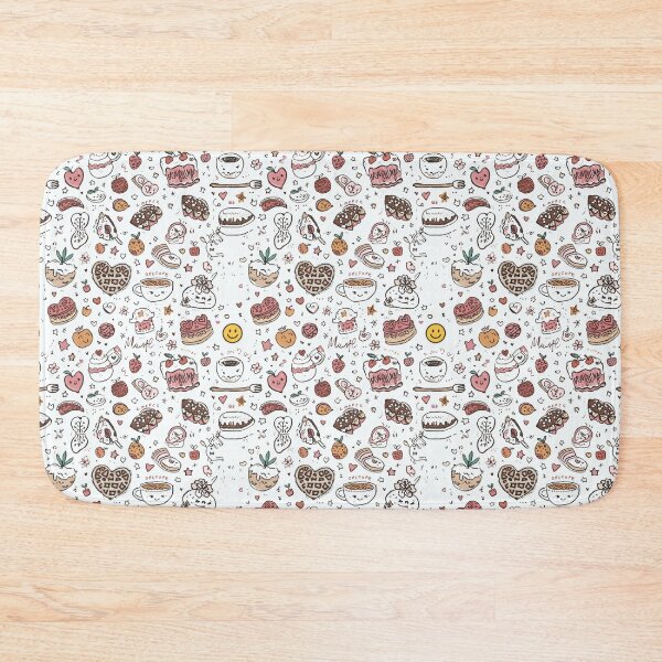 Item preview, Kawaii Sweet Treats & Cozy Coffee Aesthetic Doodle Pattern designed and sold by Velvet&LaceFinds.