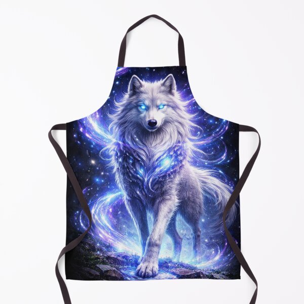 Item preview, Cosmic Spirit Wolf – Mystical Fantasy Guardian designed and sold by DrakariArt.