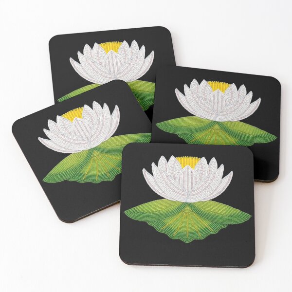 Item preview, Waterlily beadwork image  designed and sold by JLeighGokey.