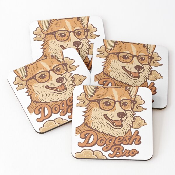 Item preview, Retro Corgi with Vintage Style Glasses Dogesh Bro designed and sold by ITz Shop.