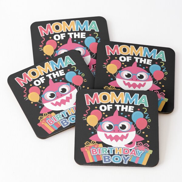 Item preview, Momma of the Birthday Boy Family Matching Party Shark 9  designed and sold by FadeOfThrone.